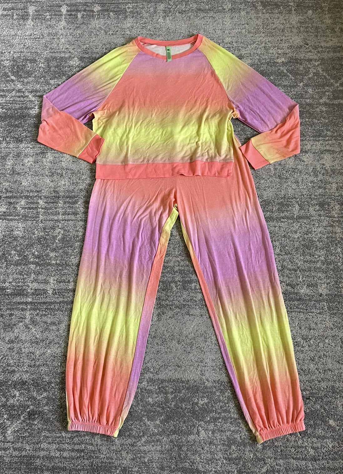Honeydew Womens L Pajamas Tie Dye Multicolored Soft Lightweight New N3