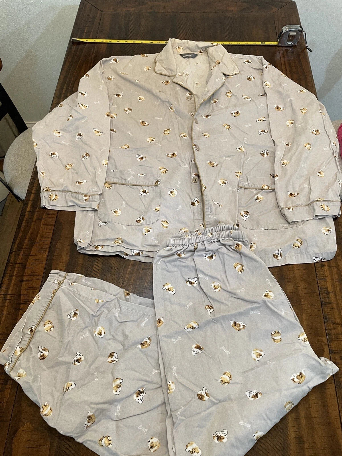 Golddeer Sleepwear set Puppy Pattern Boys/Men's size Lg