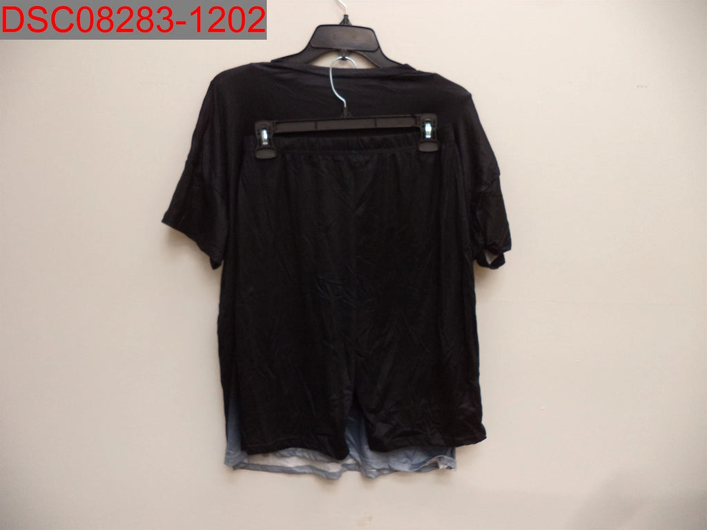 NWT - Women's Black Melanin Pajama Short Set, Size XL, 3505640416