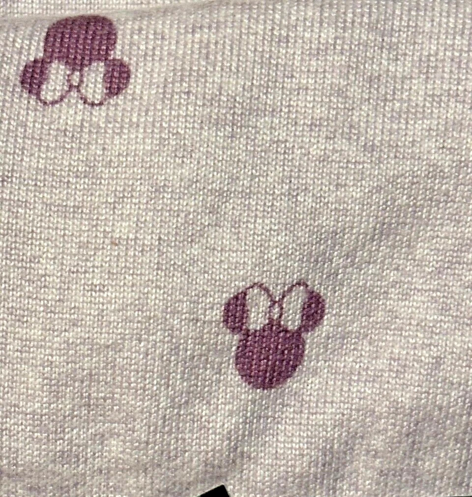 Disney Minnie Mouse Women's 2 Piece Cozy Pajama Set Purple Med M NWT