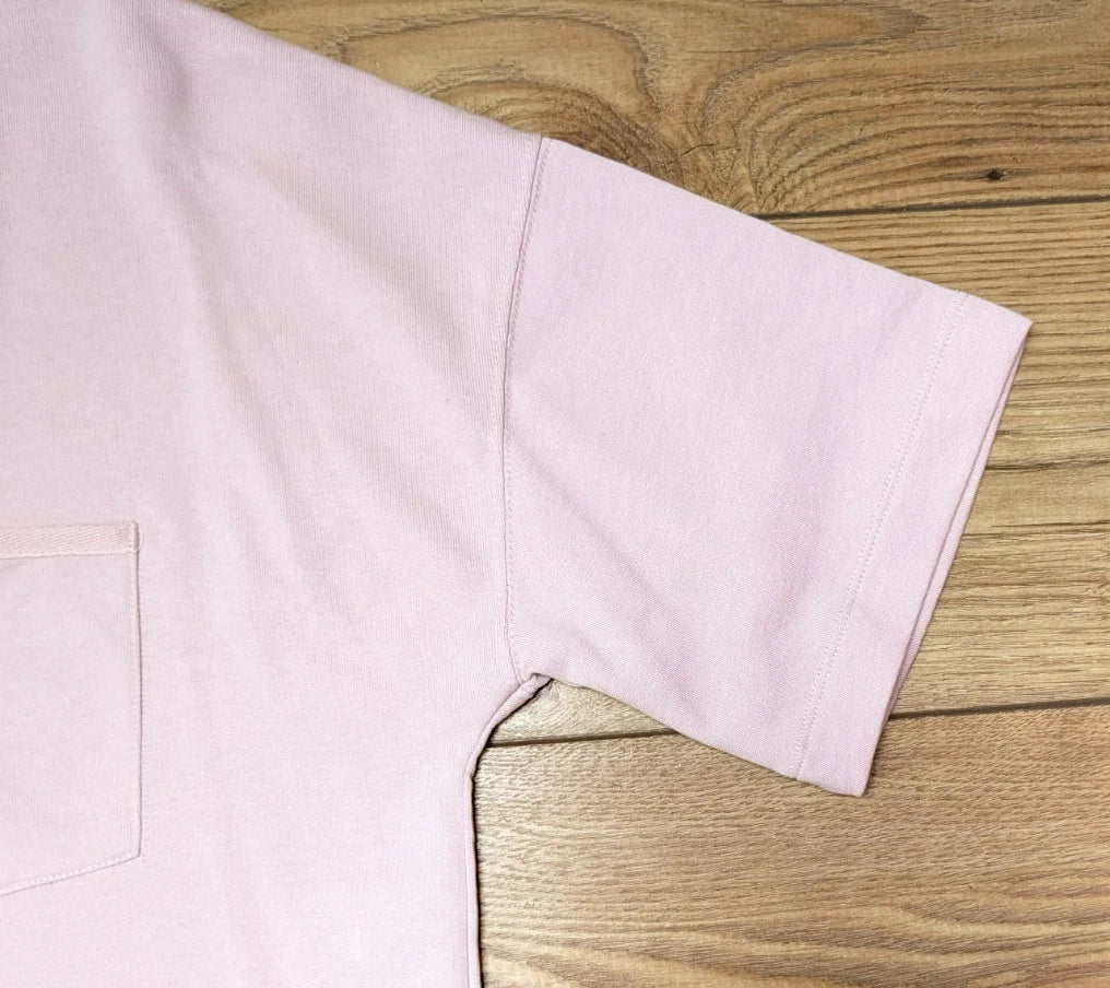 M&S Cotton Pink Sweatshirt Jersey Shortie Pyjama Set Pyjamas PJs Large 16 - 18