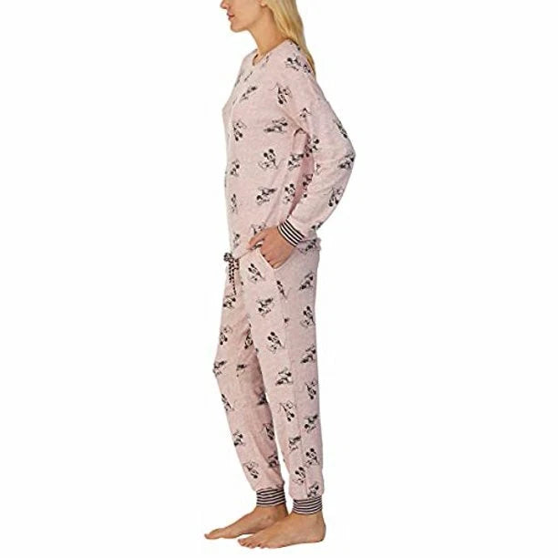 NWT Disney Minnie Cozy Ladies' 2-piece Set Pink Size S