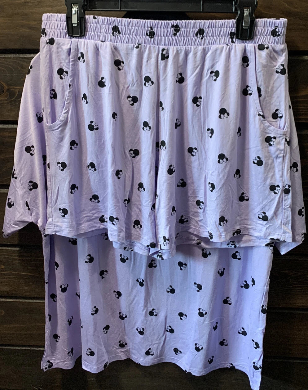 Disney Pajamas Set for women’s Purple Size L