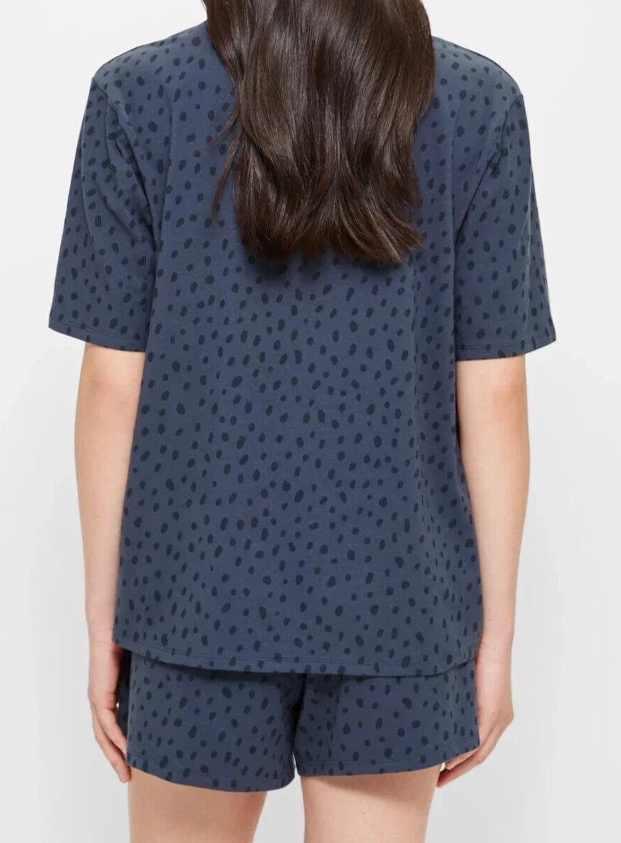 LADIES size L / 14 Navy spot  Summer pyjamas Target  Large NEW 6751