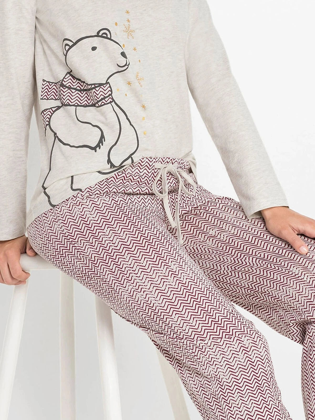 BPC POLAR BEAR COTTON PYJAMA SET - SIZES 10/12 14/16 18/20