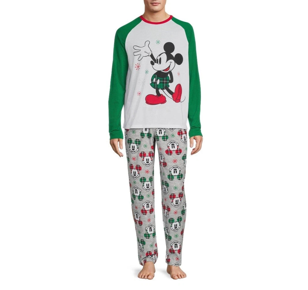 Disney Mickey Mouse & Minnie Mouse Matching Family Pajamas Set ( DAD ) XL