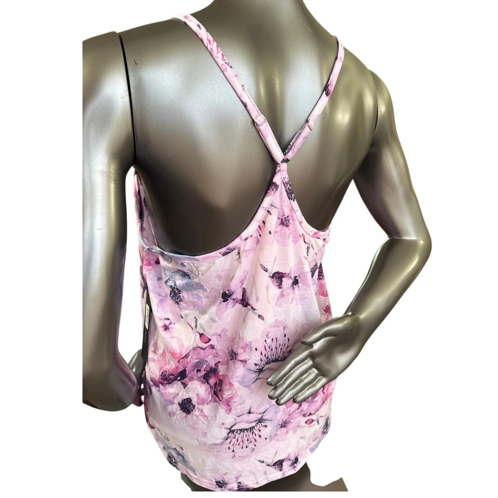 NWT BCBGMAXAZRIA Large Ballerina Watercolor Floral Two Piece Pajama Shorts & Top