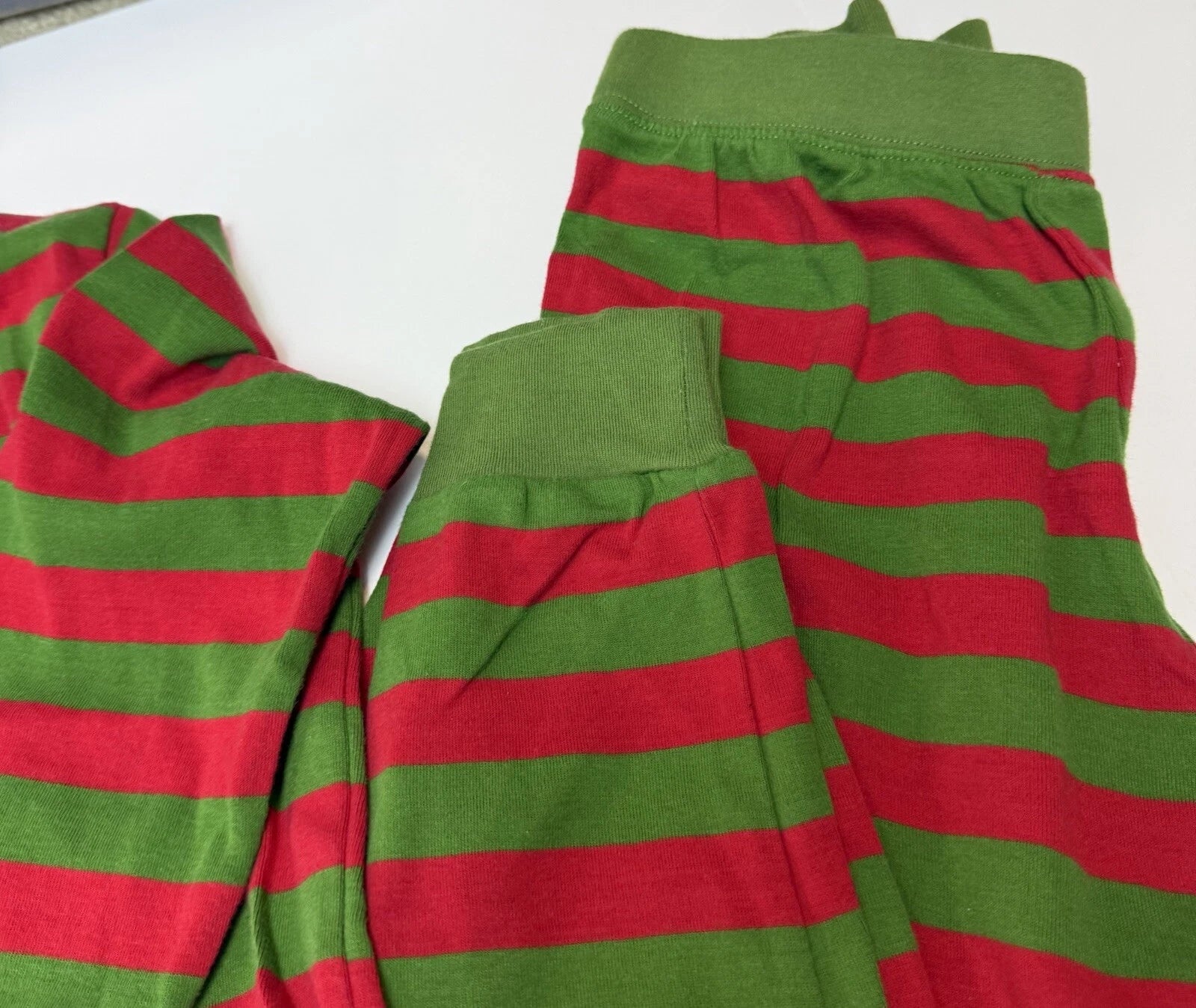 Leveret Women's Striped Christmas Pajama Set Red Green Size Small Holiday