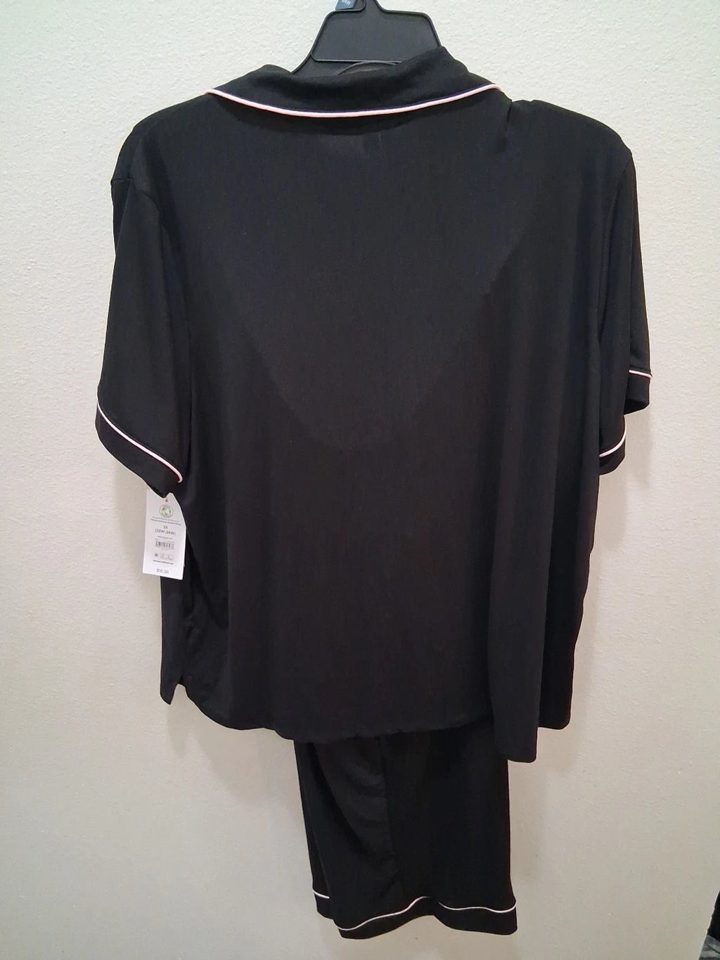 Womens Joyspun Size 3X 22W-24W 2pc Notch Collar PJ Set NWT