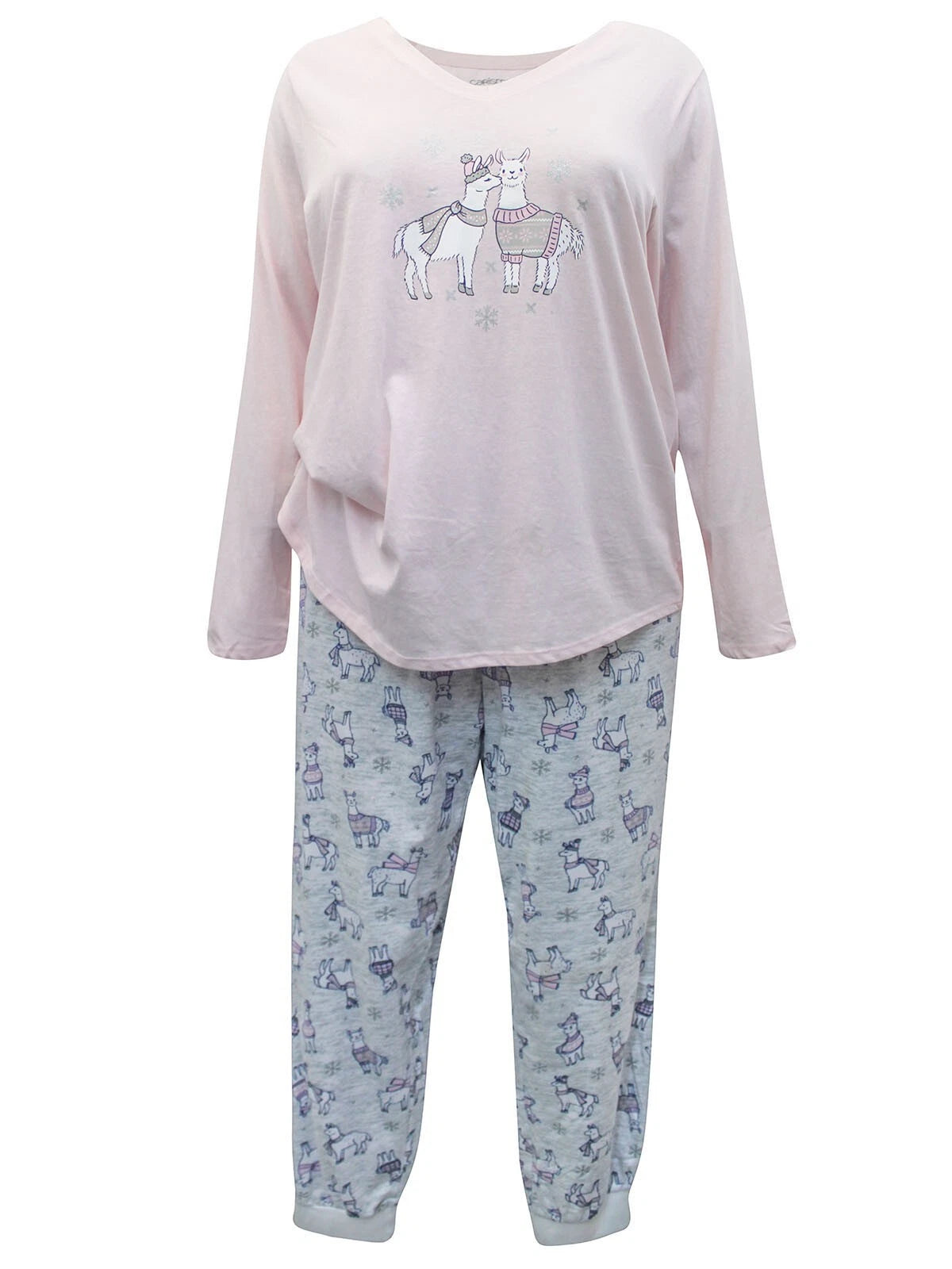 CARISMA PINK COTTON RICH LLAMA PYJAMA SET - 10/12 14/16 18/20 22/24