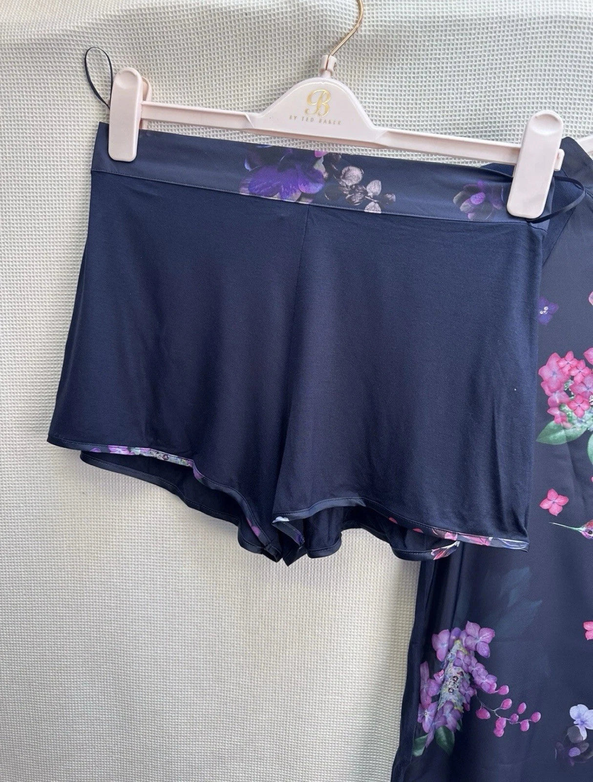 BNWT Womens Ted Baker Pj Set In Bag Nightwear Top & Shorts Set Size UK 8