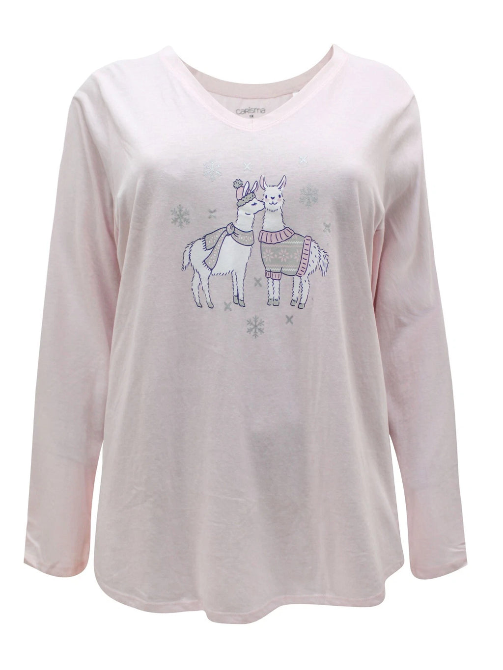 CARISMA PINK COTTON RICH LLAMA PYJAMA SET - 10/12 14/16 18/20 22/24