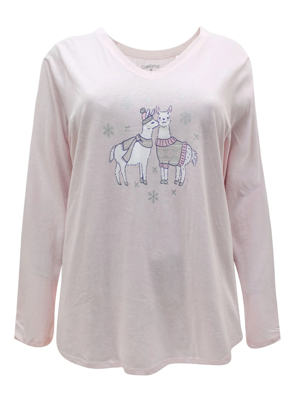 CARISMA PINK COTTON RICH LLAMA PYJAMA SET - 10/12 14/16 18/20 22/24
