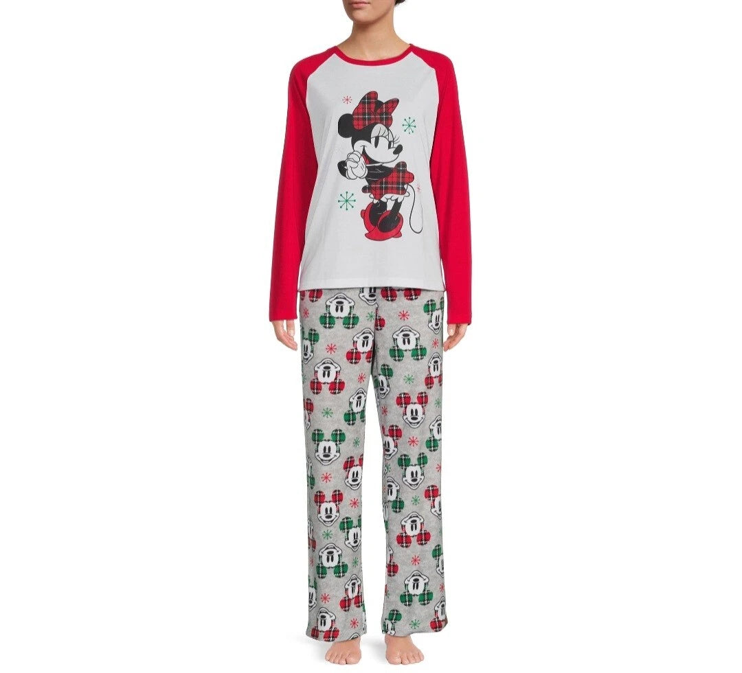 Disney Mickey Mouse & Minnie Mouse Matching Family Pajamas Set ( MoM ) XL