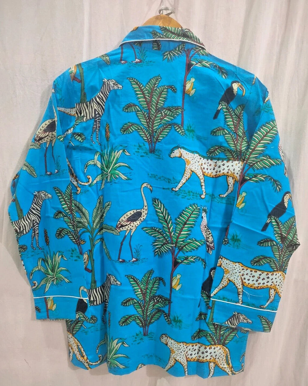 Handmade Handcrafted Indian Cotton Night Suit (PJ Set) For Women