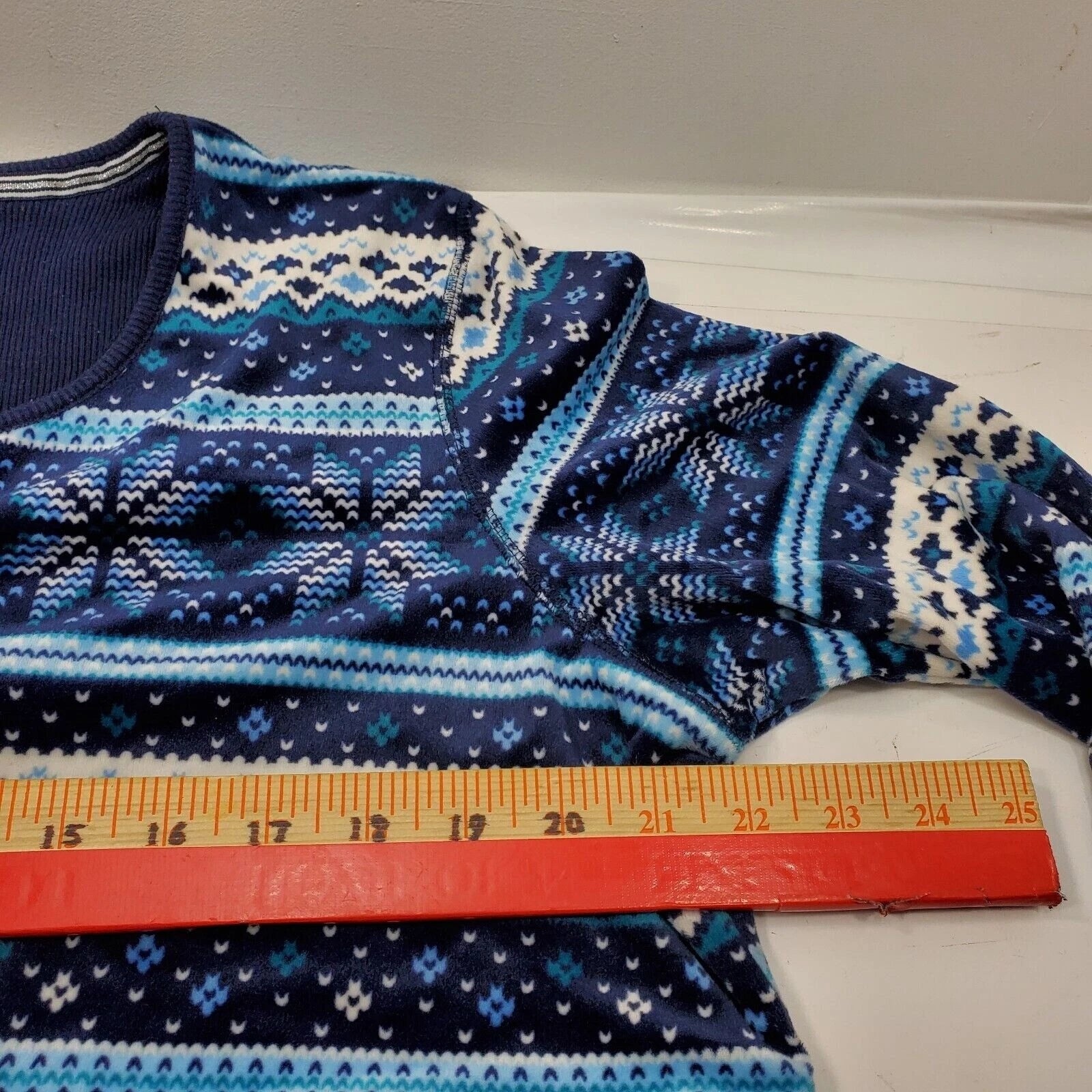 Nautica 2PC Women's Plaid Sleepwear set Color:  Blue Size XLarge