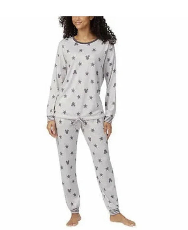 Disney Women's 2 Piece Cozy Pajama Set