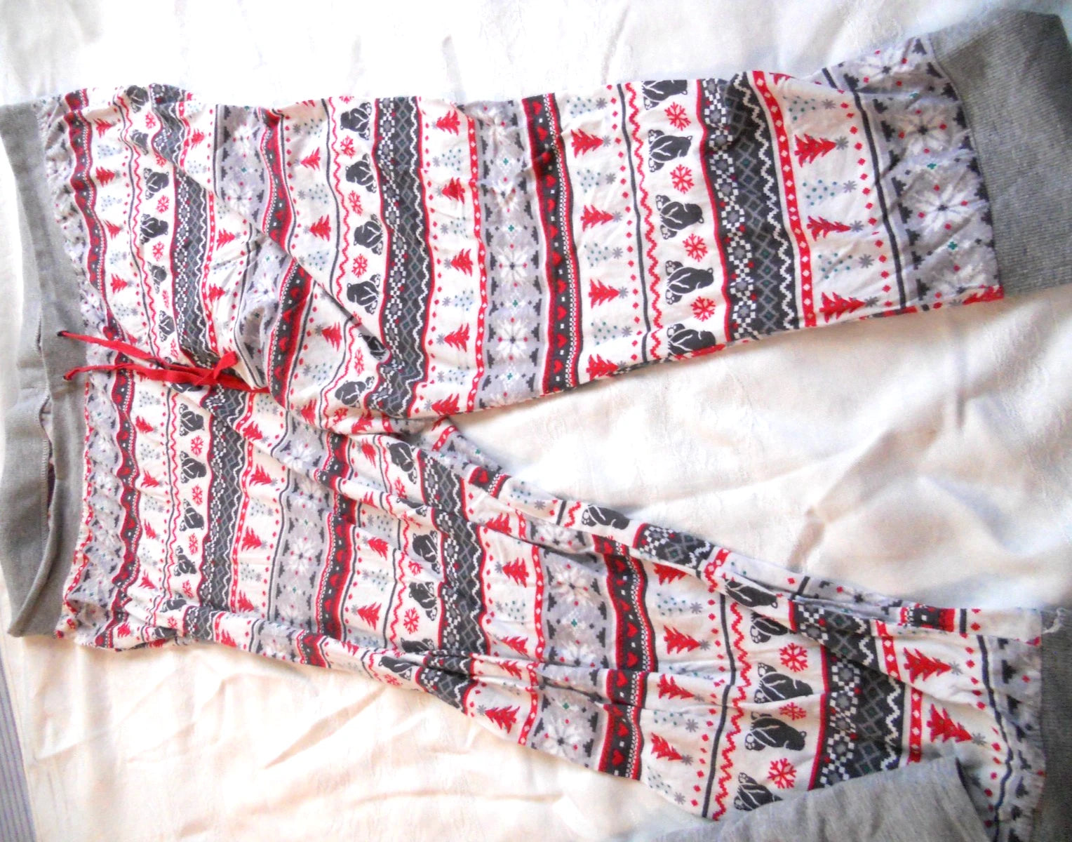 CUDDL DUDS WOMEN'S PLUS CHRISTMAS  2 pc PAJAMA SET~SIZE 3X~MAMA BEAR