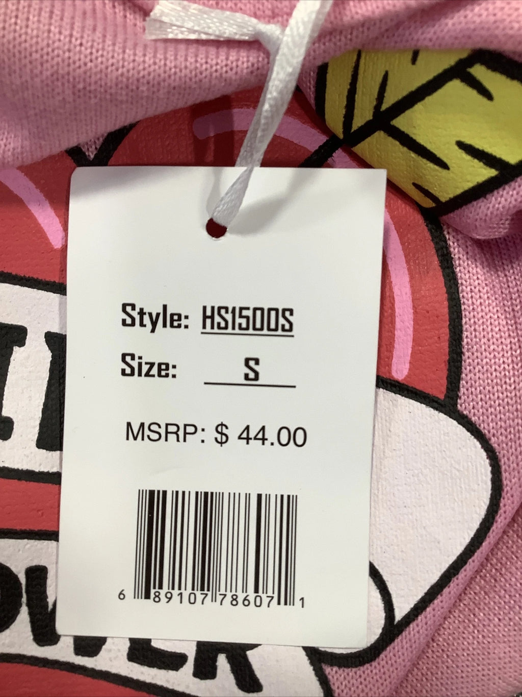 Emme Jordan Women's Hacci Girl Power Two-Piece Pajama Pink Set Size S