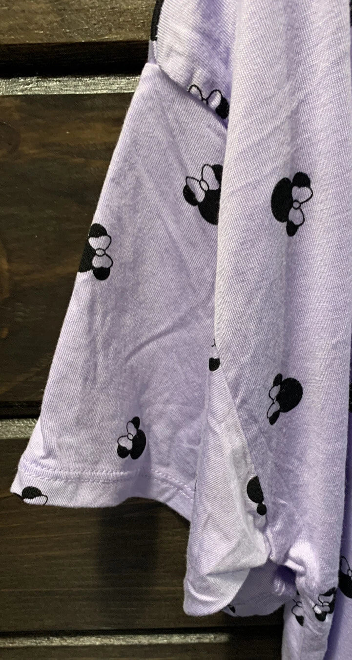 Disney Pajamas Set for women’s Purple Size L