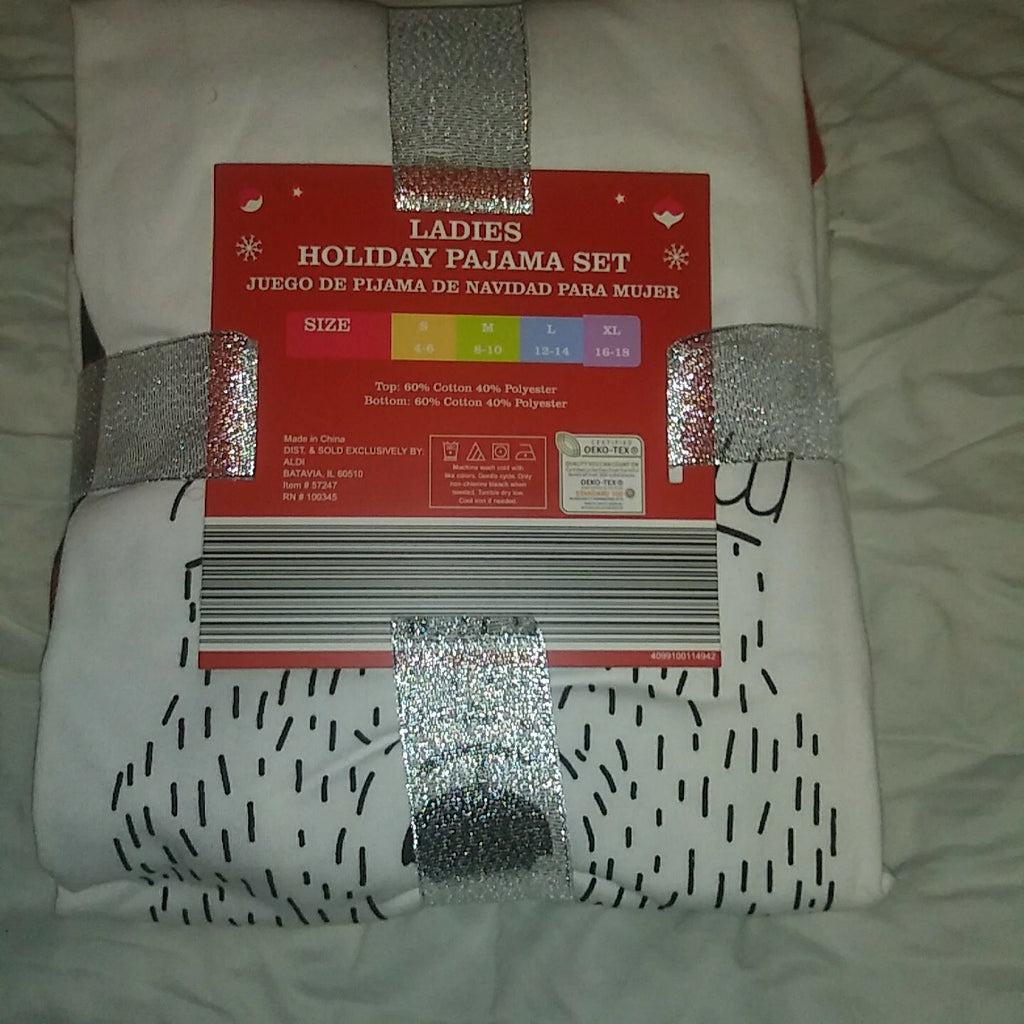 Merry Moments Ladies Holiday Pajamas size XL