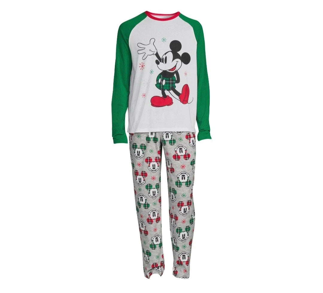 Disney Mickey Mouse & Minnie Mouse Matching Family Pajamas Set ( DAD ) XL