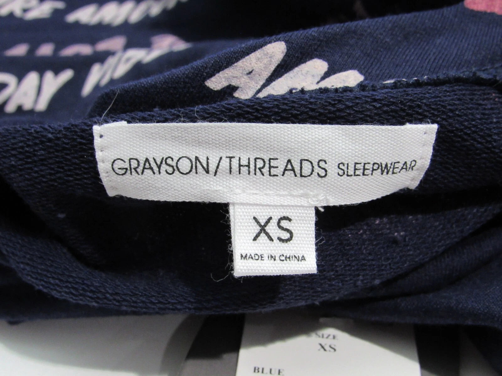 Grayson Threads Women's Pajama Set Blue Size XS