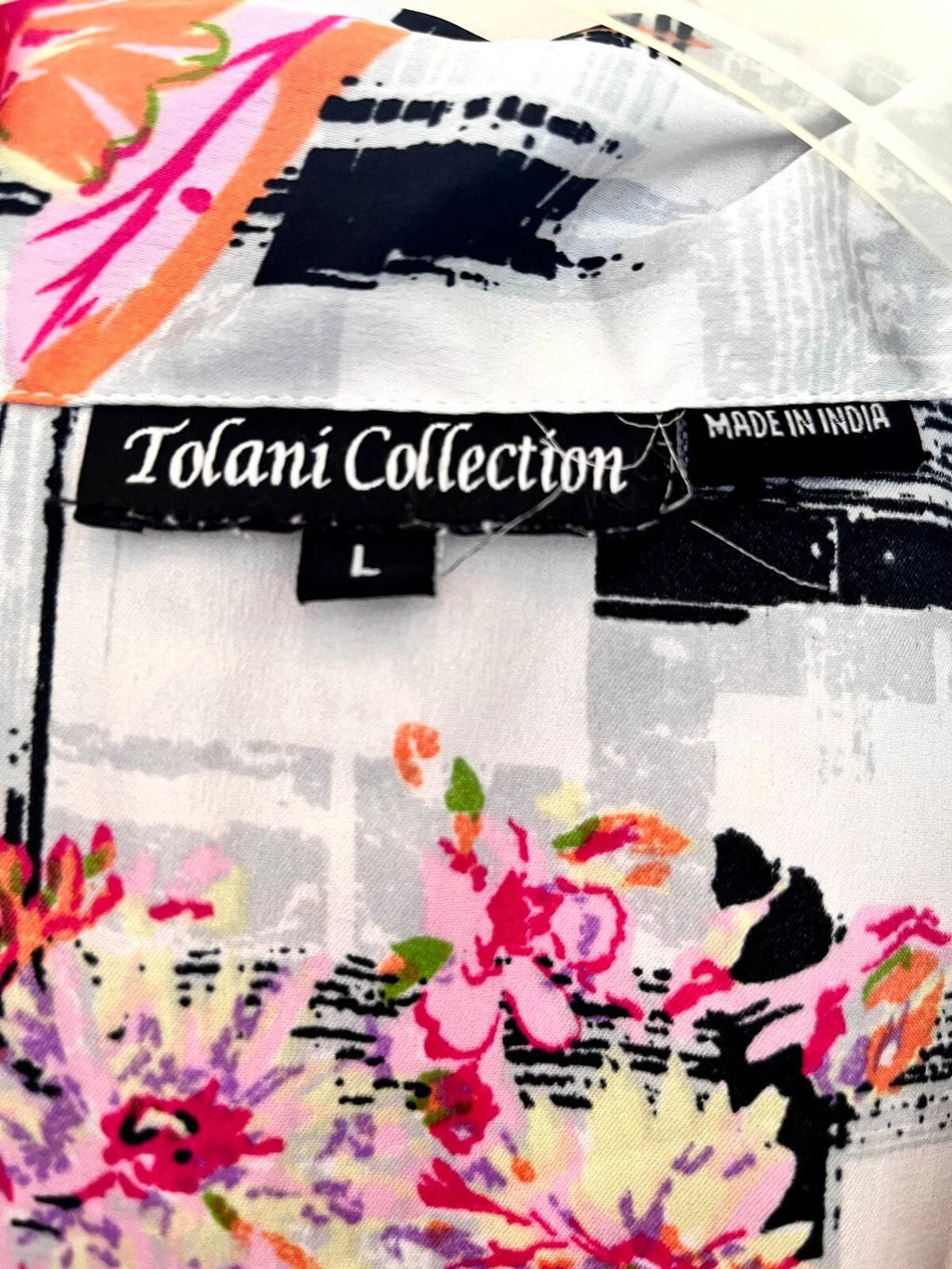 TOLANI COLLECTION Printed Pajama Set Women's Sleepwear - L