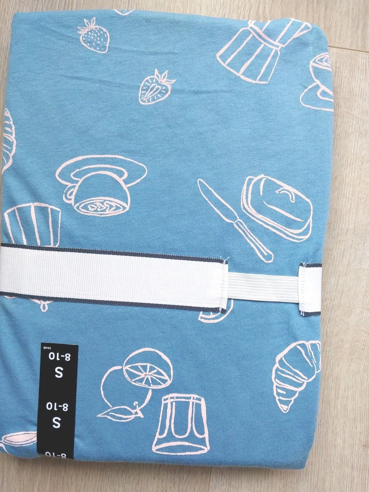M&S Ladies Pyjama Set Size 8-10 Full Length Short Sleeve New