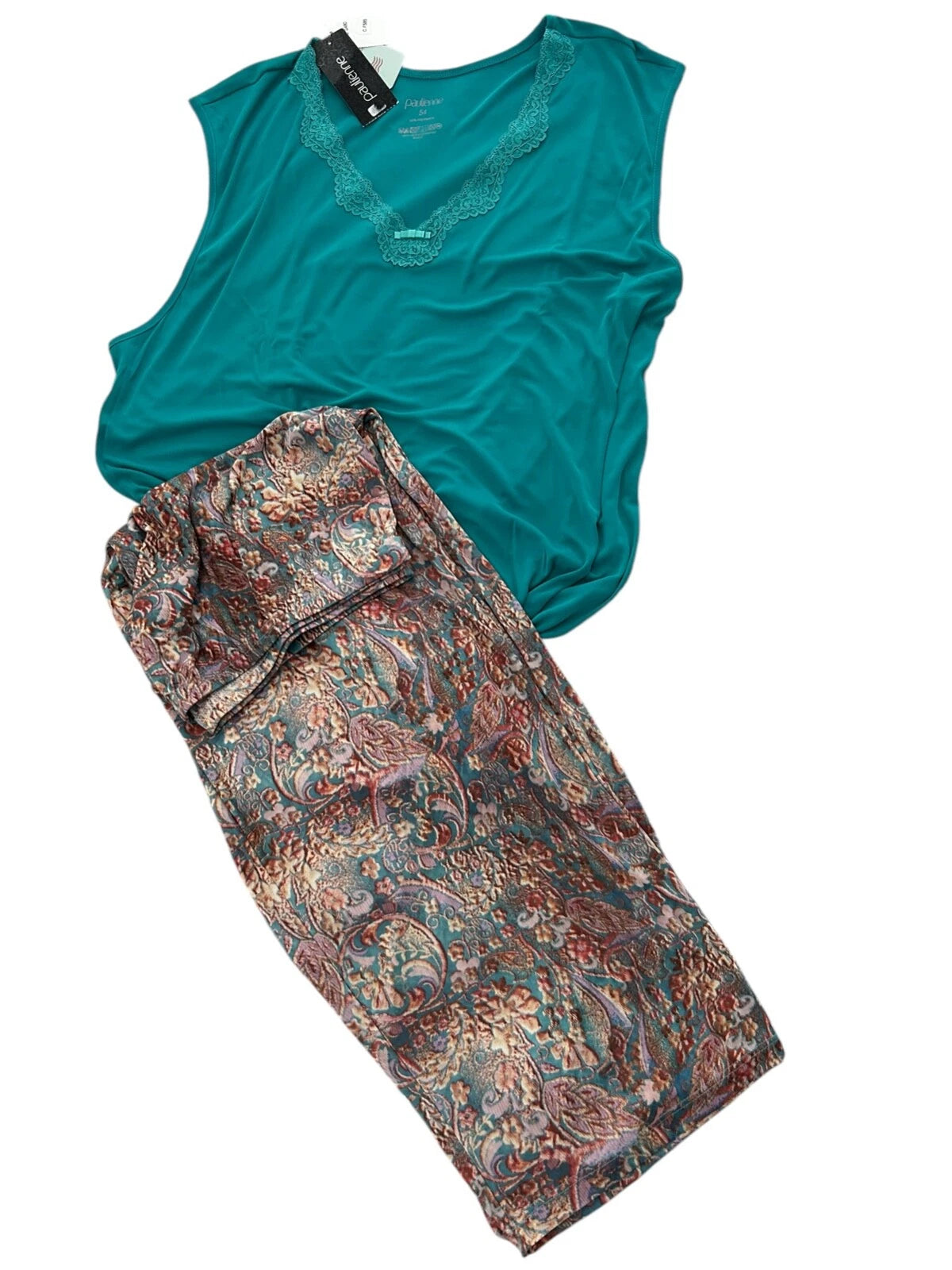 Paulienne women PJ - Size XL Teal Colour
