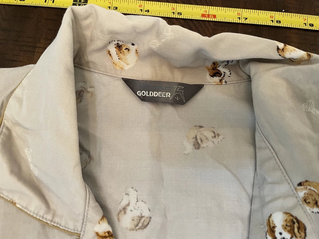Golddeer Sleepwear set Puppy Pattern Boys/Men's size Lg