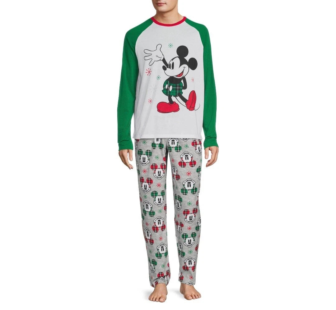 Disney Mickey Mouse & Minnie Mouse Matching Family Pajamas Set ( DAD ) XL