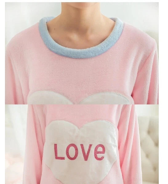 New Without Tag Women Love Pink Pajama Set
