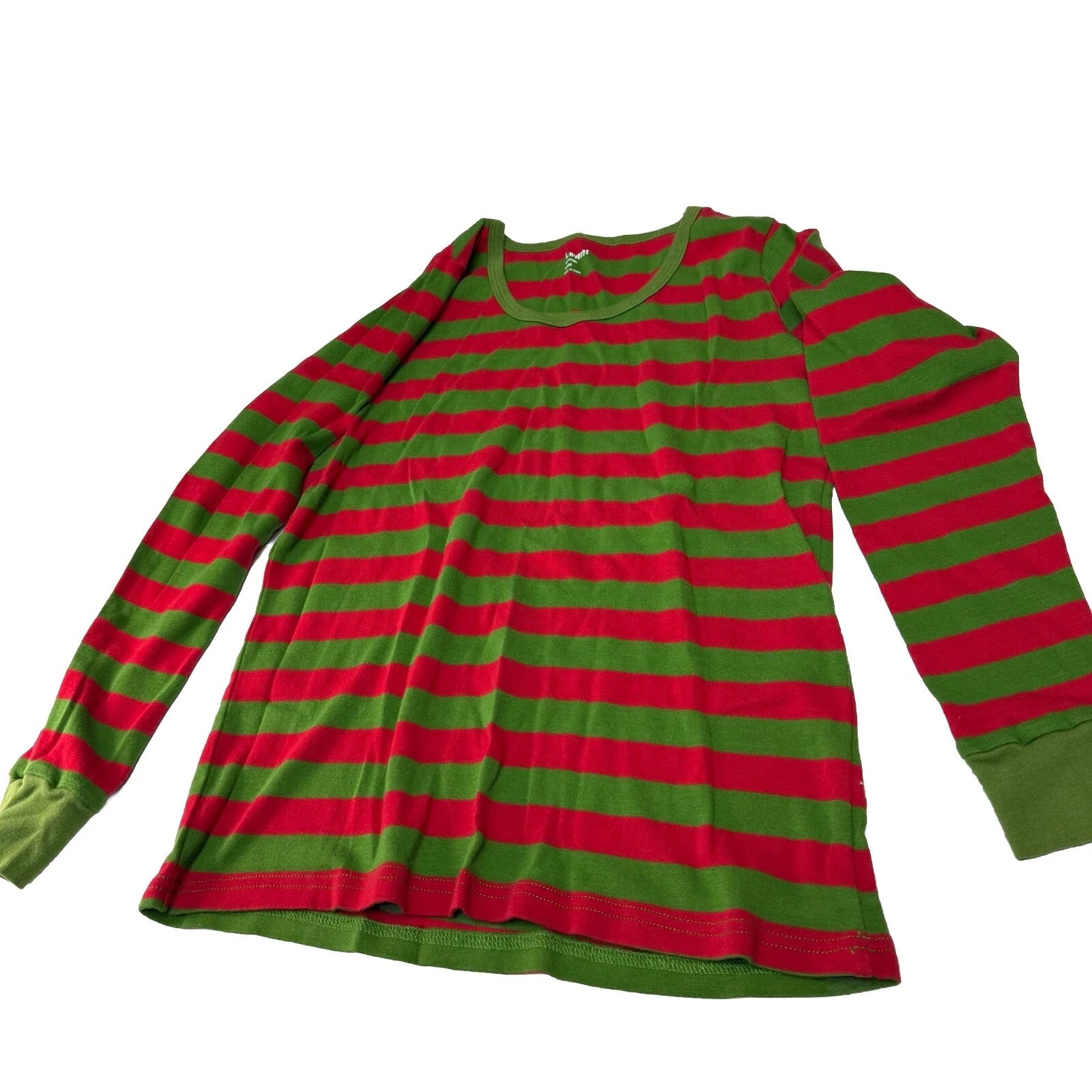 Leveret Women's Striped Christmas Pajama Set Red Green Size Small Holiday