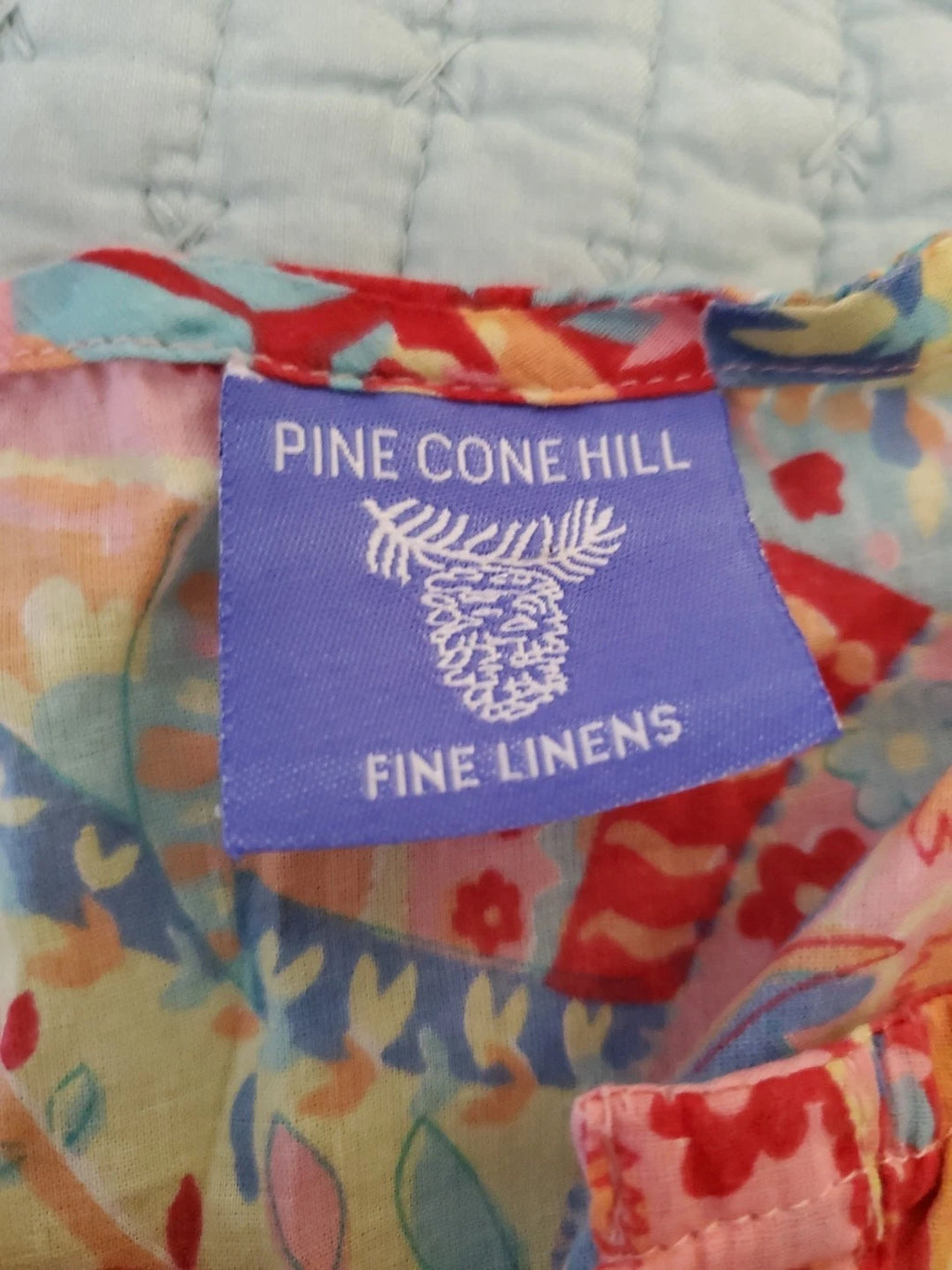 Pine Cone Hill Fine Linens Floral Print Pajama Set Long Pants Sz Large Luxury EC