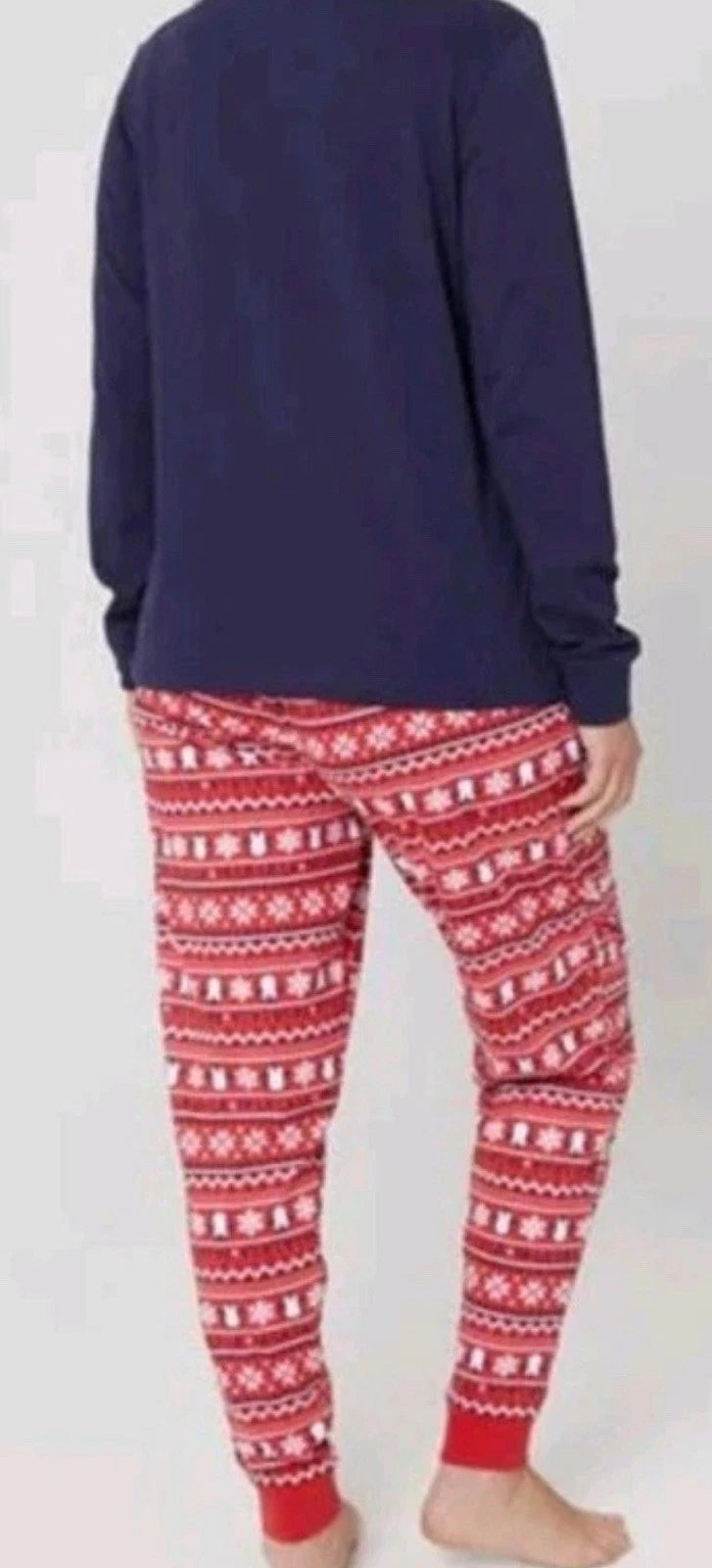 Linea Penguin Christmas Pyjamas Ladies Red&Blue Size 16-18 New with Tags