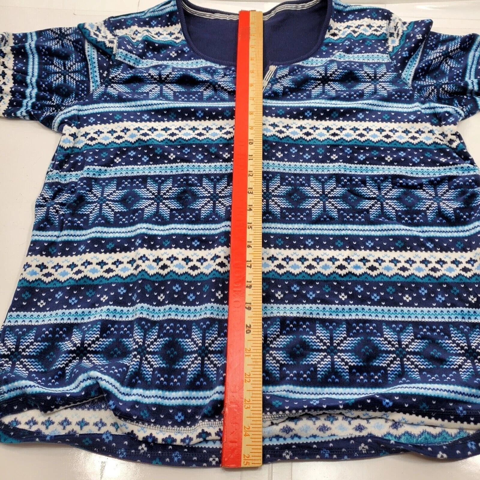 Nautica 2PC Women's Plaid Sleepwear set Color:  Blue Size XLarge