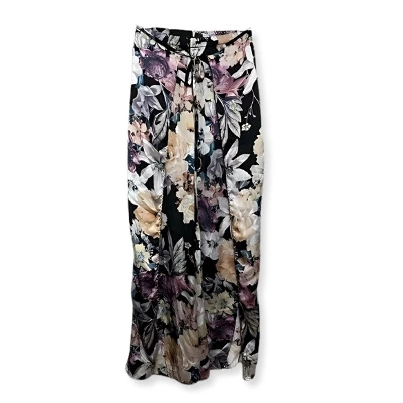 Midnight Laundry Sleepwear Set Sleeveless Top Pull On Pants Floral Multicolor XS