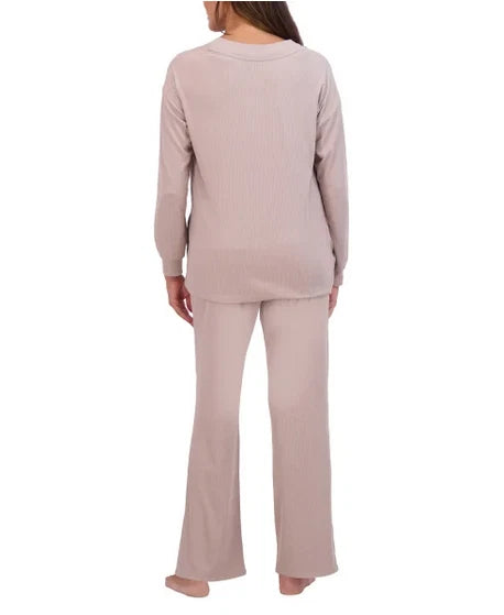 Live2Lounge Ladies' 3-piece Lounge Set, Tan, Sz: XL