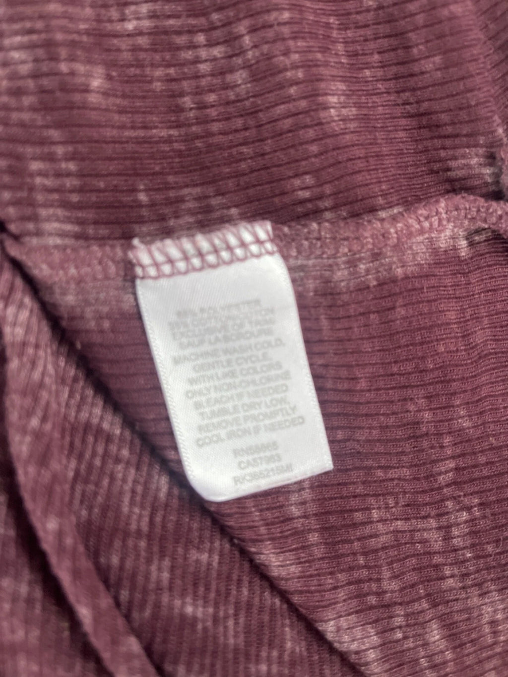 Free Press Womens Long Sleeve Purple Pajama Set Size M/L