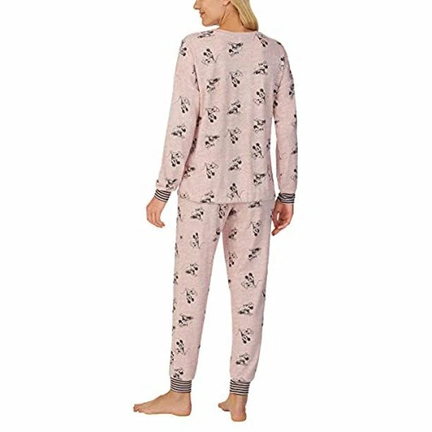 NWT Disney Minnie Cozy Ladies' 2-piece Set Pink Size S