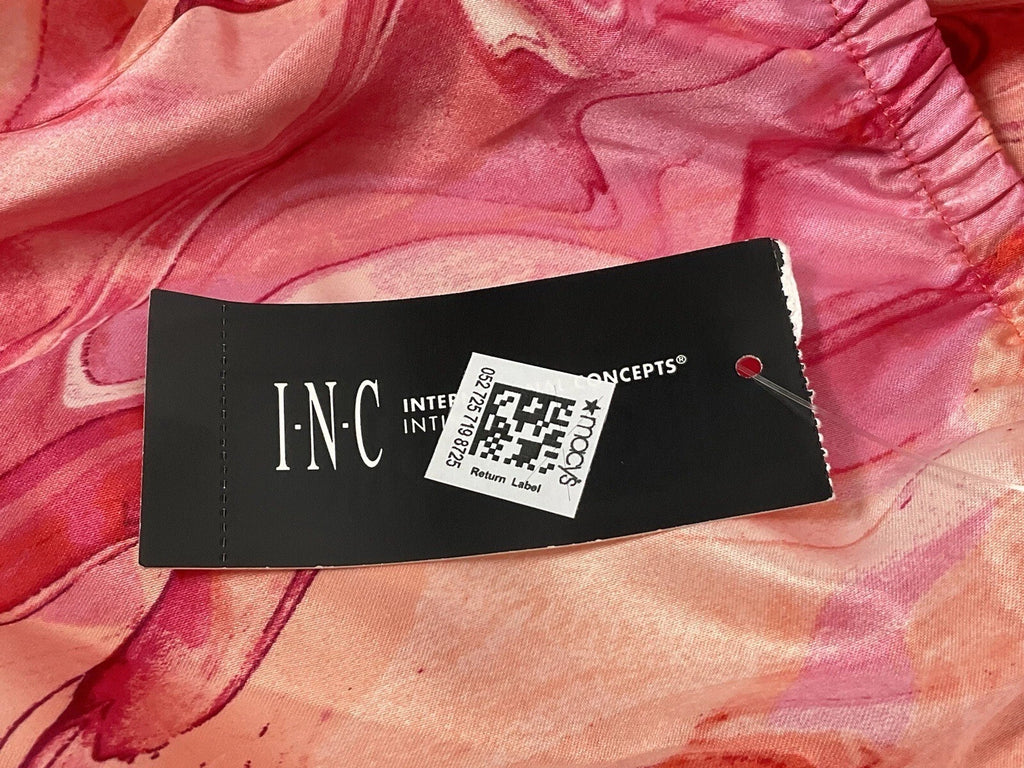 INC (International Concepts) Pink /Orange Swirl Print Nightie Set. Size Sm. NEW