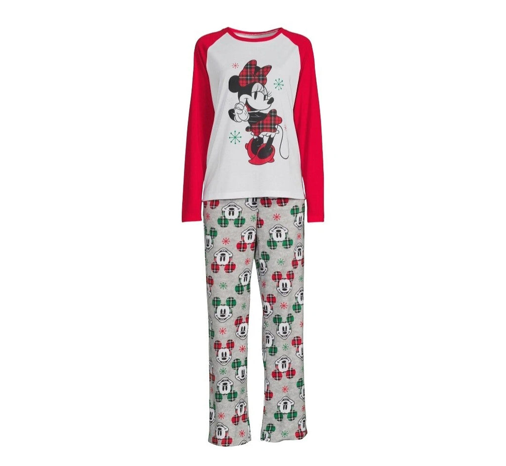 Disney Mickey Mouse & Minnie Mouse Matching Family Pajamas Set ( MoM ) XL