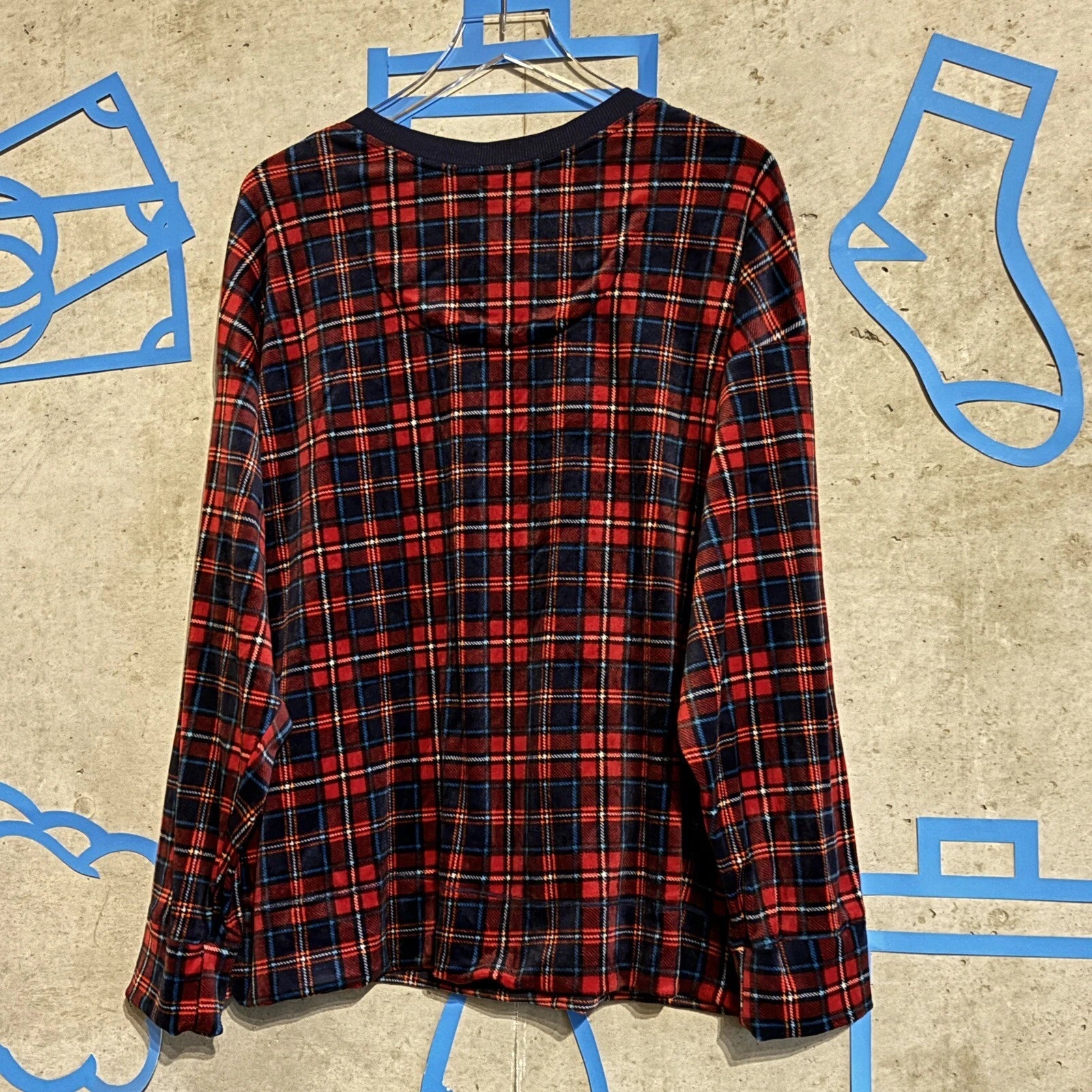 Nautica Women's Fleece Printed 2 Piece Pajama Set Red Multi Size XXL