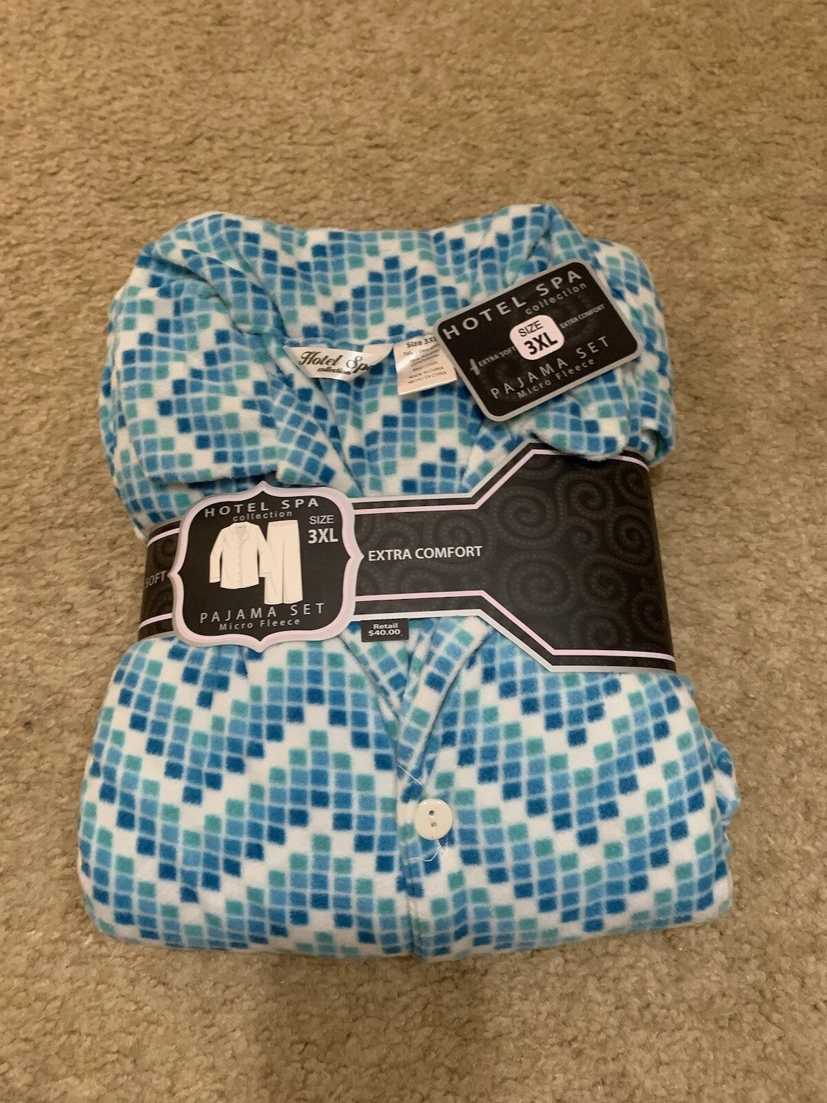 Hotel Spa Collection Women’s   Pajama Set NWT Size 3XL