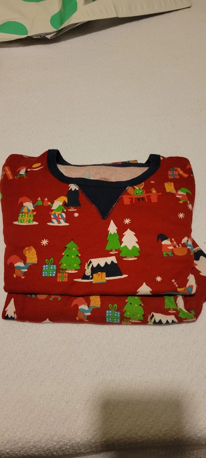 Women's  Wondershop Gnome  Christmas Holiday PJ Pajama Sleep Set Size Large