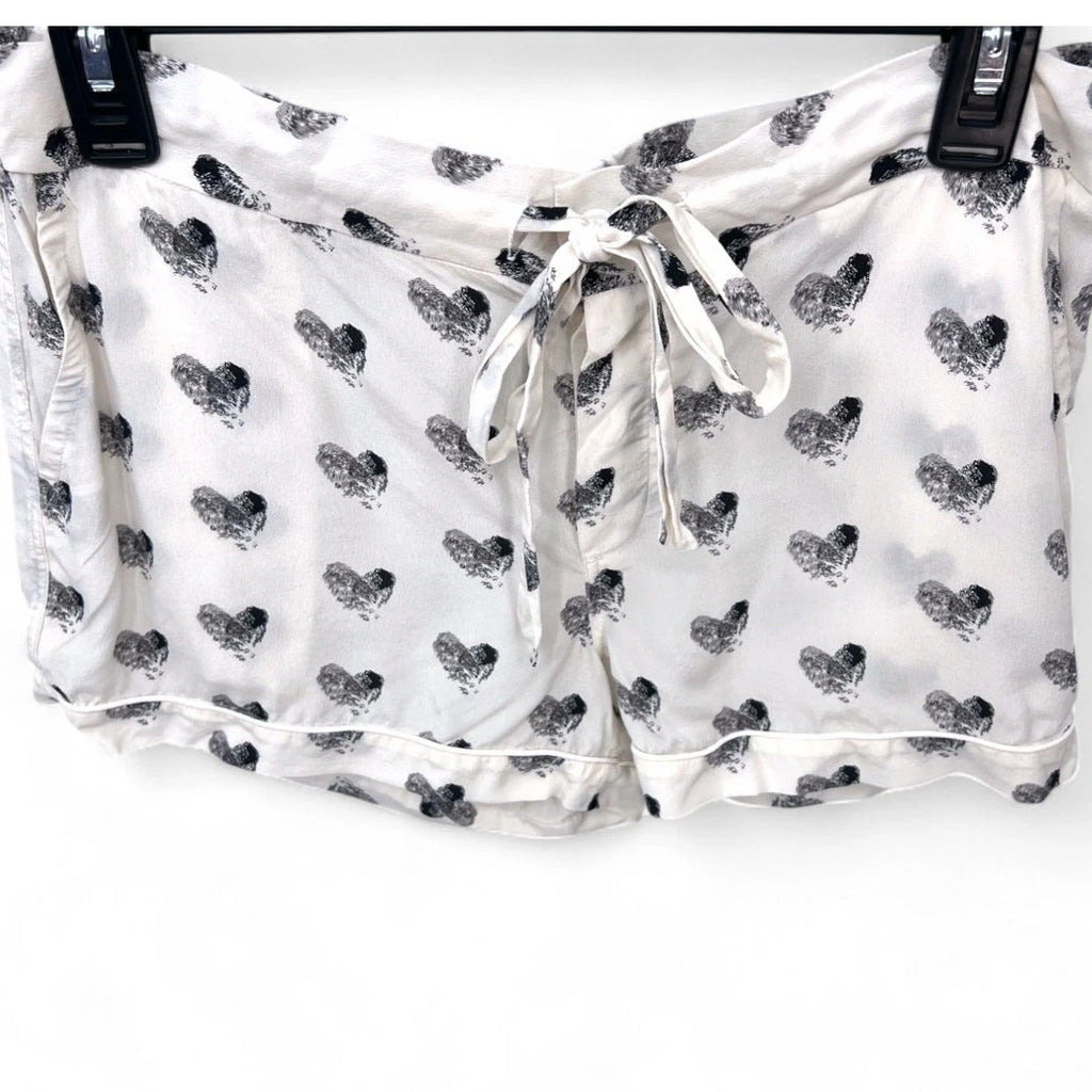 EQUIPMENT FEMME | S | Pj Matchinging Pajama Lounge Set Top Shorts Women's Hearts