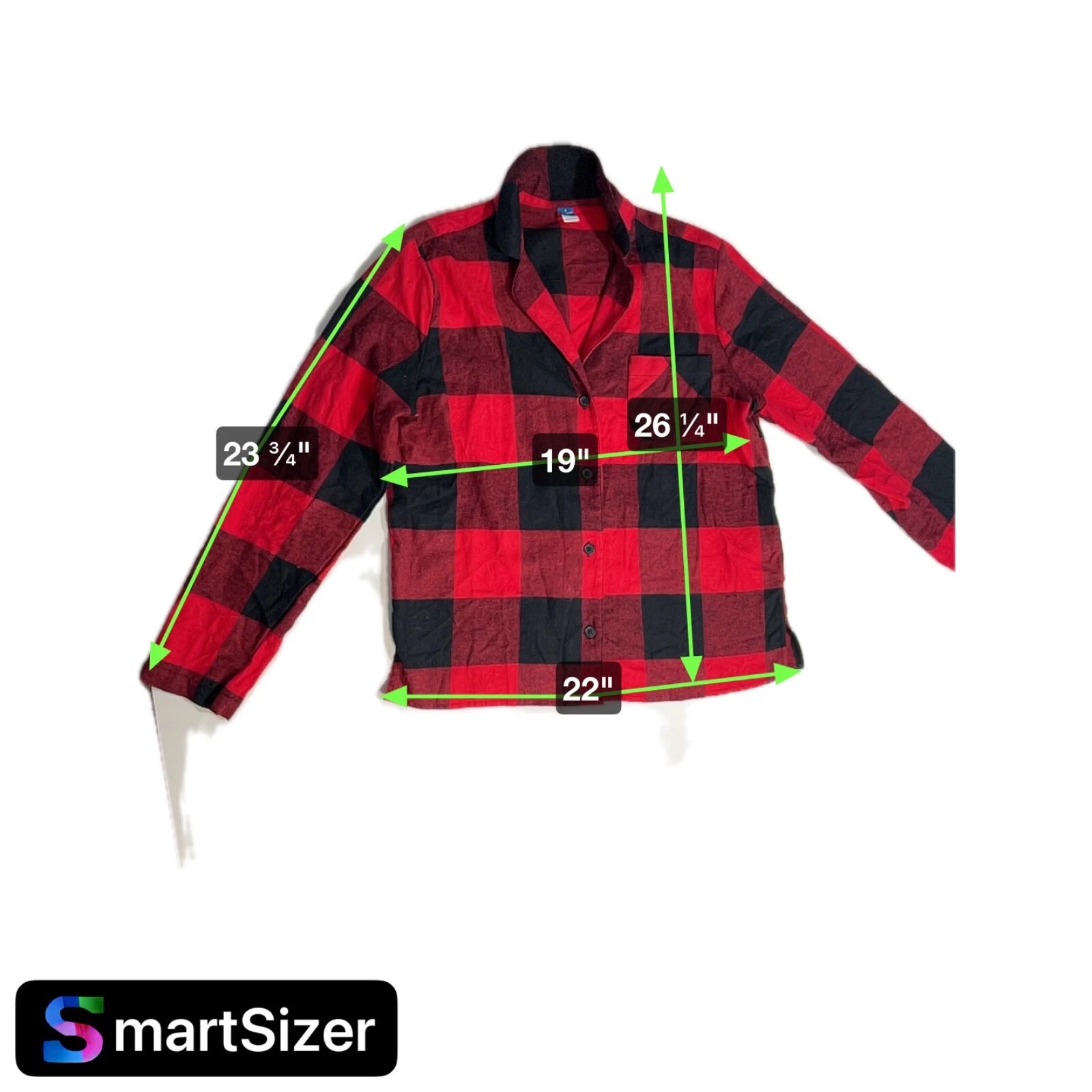Old Navey Flannel Sleep Pajama Set Red & Black Plaid Ladies Size S