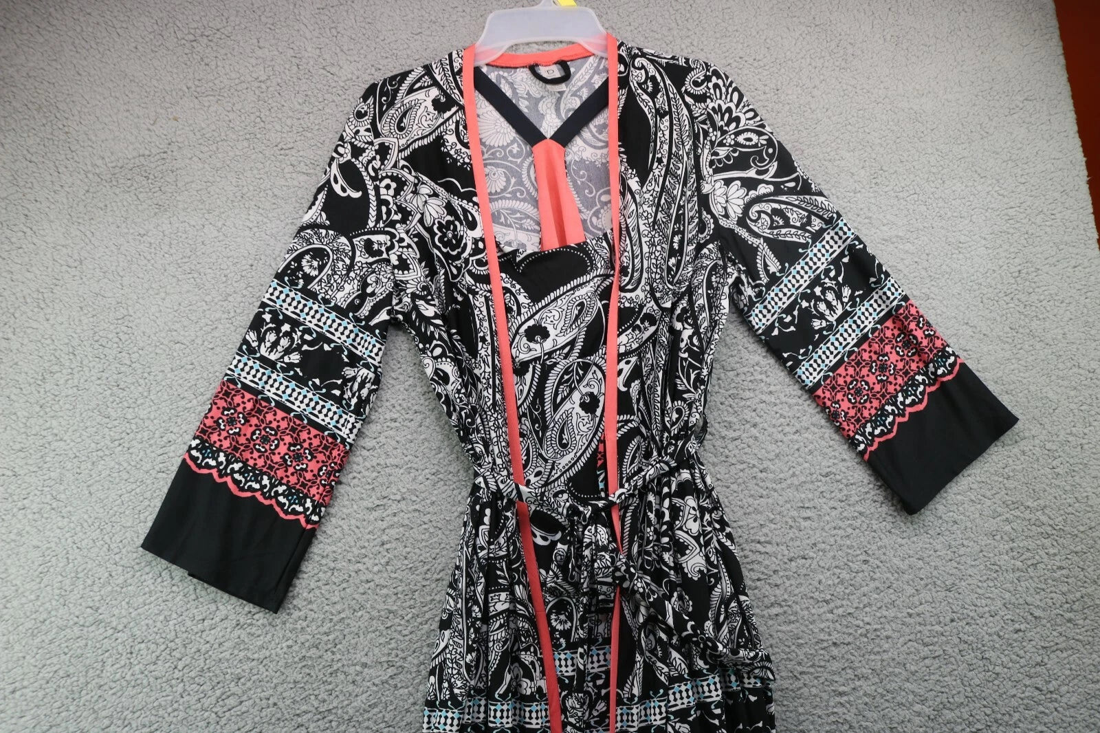 Women's ND Intimates Pajama Gown & Robe Set-Size S/M