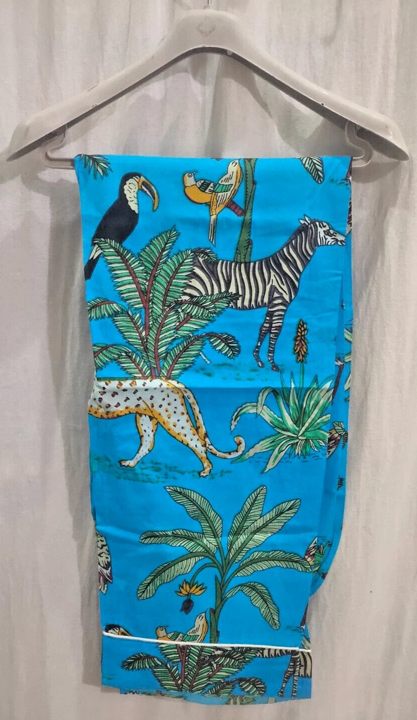 Handmade Handcrafted Indian Cotton Night Suit (PJ Set) For Women